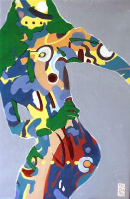 Formt | 60x90cm
Acryl auf Leinwand
270€